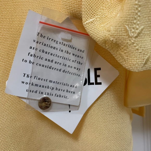 MAXI DRESS with BLOUSE RUFFLE! NWT! - Picture 4 of 5